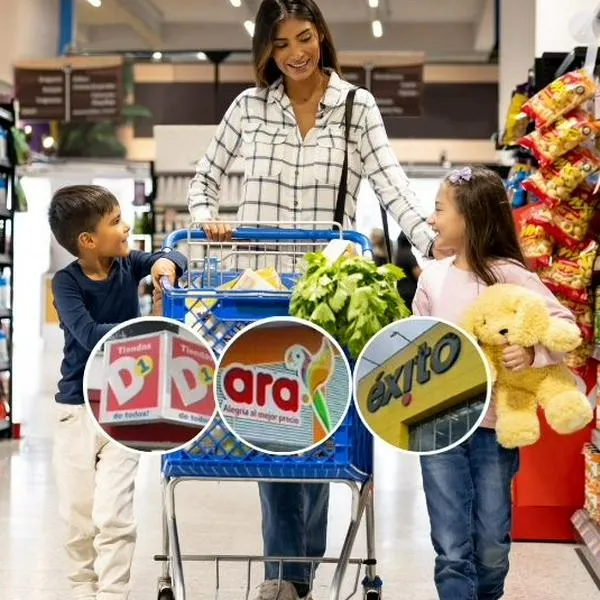 Foto de mercado, D1, Ara y Éxito, en nota de cuánto cuesta comer saludable en Colombia en 2025: datos en D1, Ara, Éxito y más