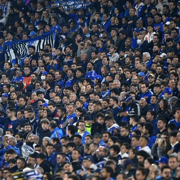 Hinchas de Millonarios en El Campín