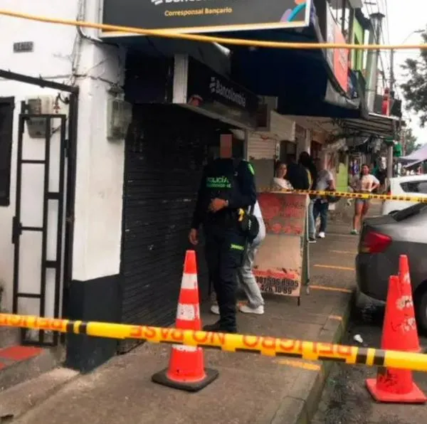 Las autoridades intervinieron en la zona para capturar a los presuntos implicados en el hurto a un corresponsal bancario / El Colombiano-Laura Rosa Jiménez Valencia