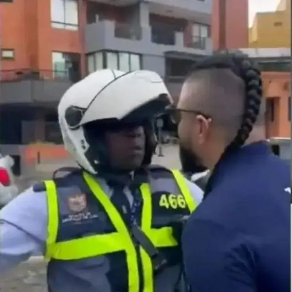 Agente de tránsito José Félix Angulo, víctima de ataque racista en Cali / Composición Noticias Caracol