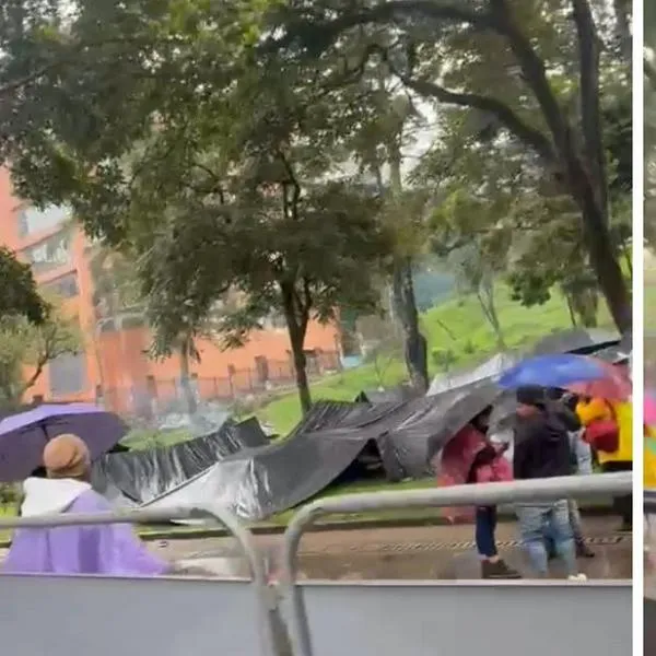 Bogotá hoy: más de 500 indígenas instalados en Parqué Nacional y mitad son niños