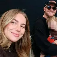 Emilie Kiser, su esposo Brady y su hijo Trigg / 
Instagram: @emiliekiser