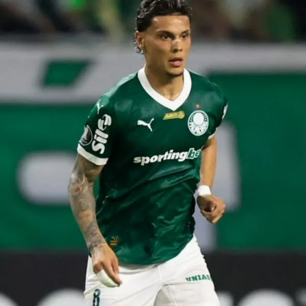 Richard Ríos, jugador de Palmeiras