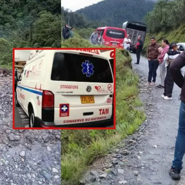 Ambulancia cayó por el “trampolín de la muerte”: conductor herido trepó para buscar ayuda 