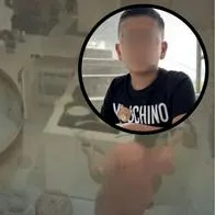 Lyan Hortúa, menor que fue liberado, tras ser secuestrado en Jamundí