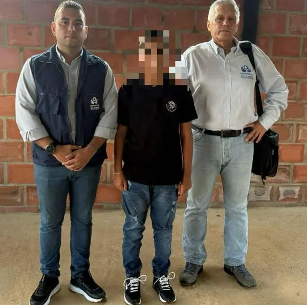 Niño Lyan José en su liberación