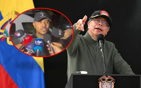 Jorsuar Suárez, padrastro de Lyan, critica al presidente Petro.