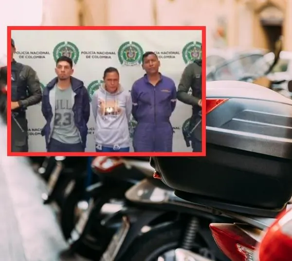 Ladrones de motos en Bogotá