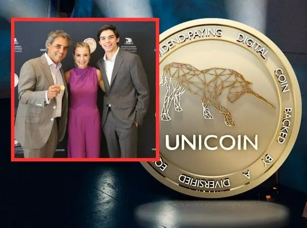 Juan Pablo Montoya y su hijo estafa cripto Unicoin