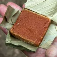 Foto de bocadillo de guayaba, en nota de por qué el bocadillo de guayaba se empaca en hojas de bijao en Colombia: aporte