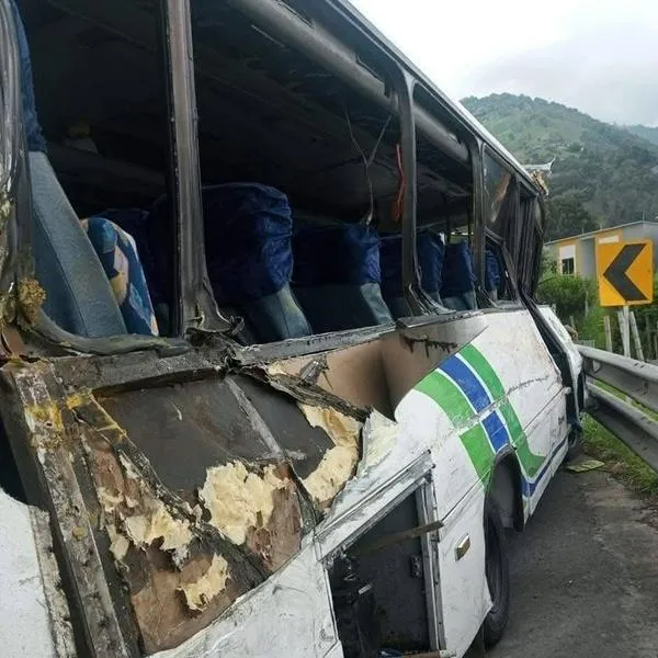 Accidente de bus en Calarcá