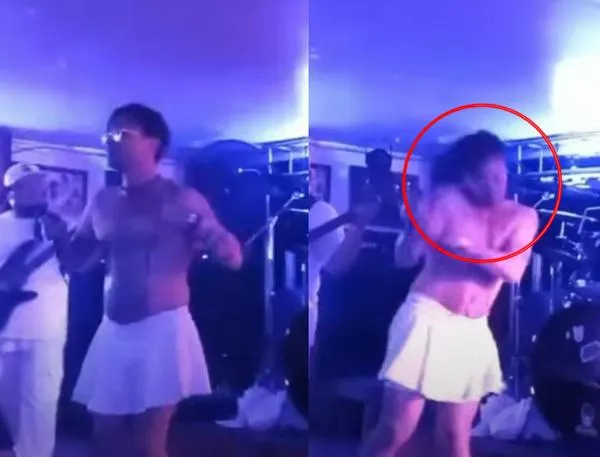 Cantante de banda bogotana fue agredido por usar falda en concierto en Manizales