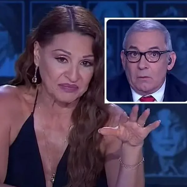 Fotos de Amparo Grisales y César Escola, en nota de que doble en Yo me llamo 2025 criticó que Amparo Grisales, Escola y Rey no estudian