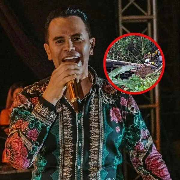 Jhonny Rivera ayudó en el rescate de trabajadores que tuvieron un accidente