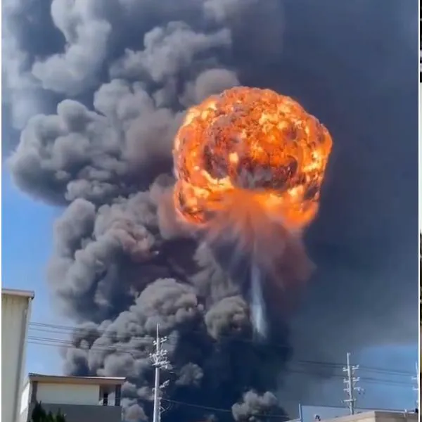 Explosión en fábrica de químicos en China dejó impactantes videos: 5 murieron