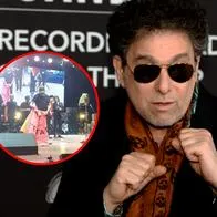 Andrés Calamaro sacó capote en Manizales y toreó durante concierto: acá, video
