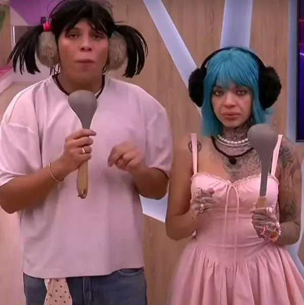 Foto de Emiro Navarro y Melissa Gate, en nota sobre quiénes son los finalistas de La casa de los famosos Colombia: esto afirmó la IA