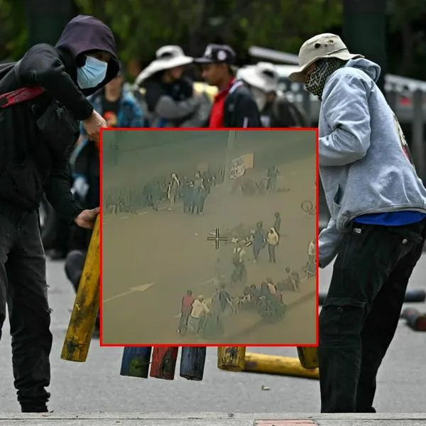 Protestas en Bogotá: queman llantas en estación Banderas y caos en Transmilenio