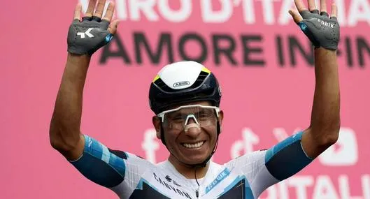 Foto de Nairo Quintana, en nota de cuál es la fortuna de Nairo Quintana: negocios y más propiedades del colombiano