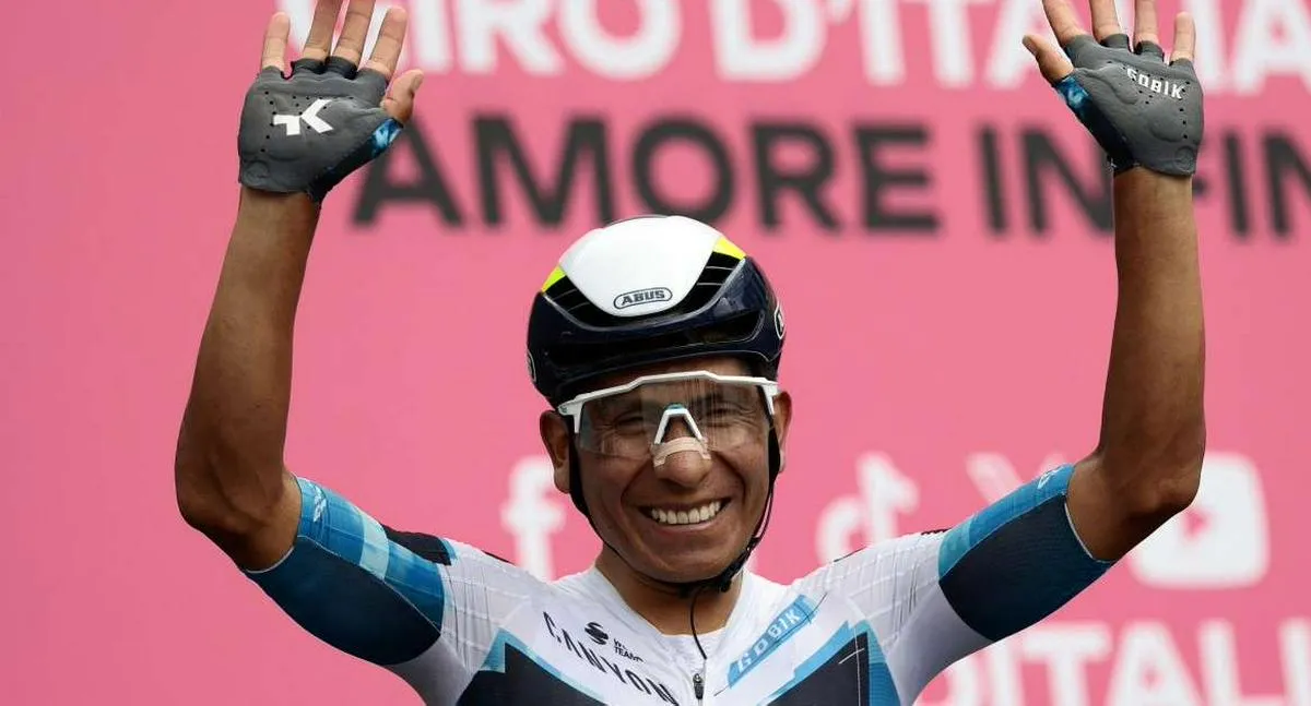 Foto de Nairo Quintana, en nota de cuál es la fortuna de Nairo Quintana: negocios y más propiedades del colombiano