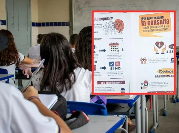 Cartillas de consulta popular en colegios públicos de Bogotá provocaron polémica