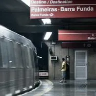 Pánico en Brasil por un adulto mayor en llamas dentro del metro de Sao Paulo