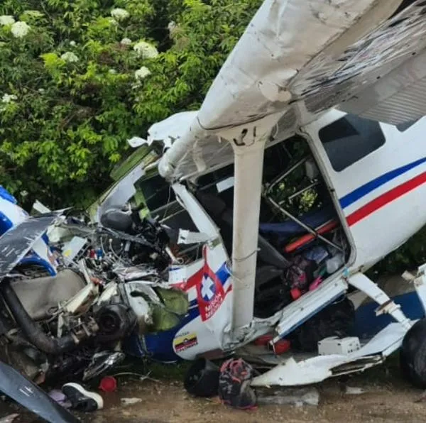 Accidente aéreo cerca de Bogotá