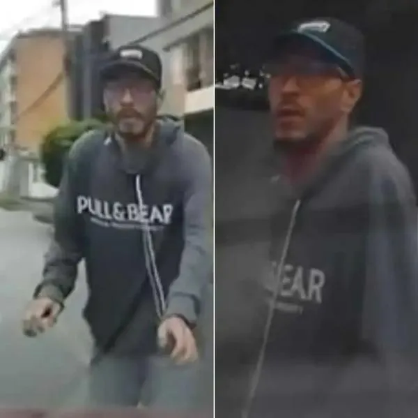 Bogotá: violento conductor amenazó a mujer con cruceta y rompió vidrio de carro