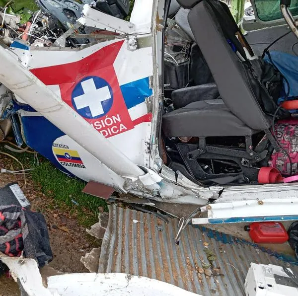 Accidente aéreo cerca de Bogotá