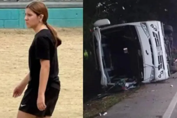 Ella era Ana, la joven futbolista de 16 años que murió en accidente de tránsito