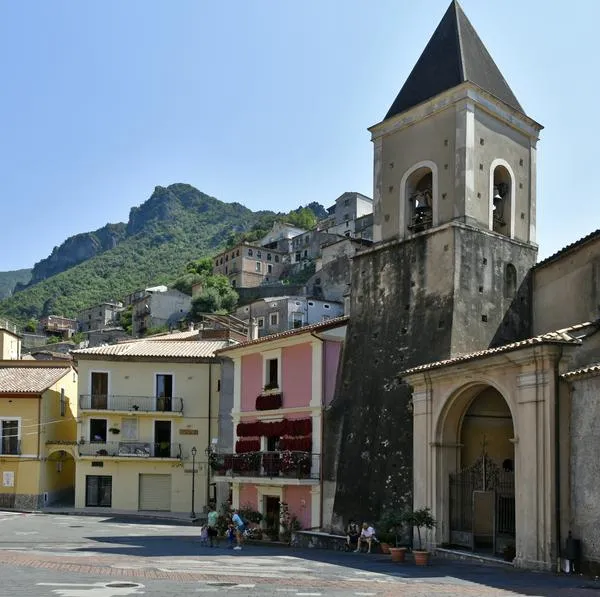 Orsomarso, pequeño pueblo italiano