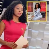 Rossy Lemos, periodista de Noticias RCN, casi se cae de su silla en vivo