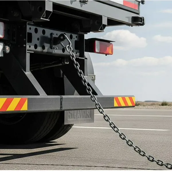 ¿Por qué los camiones tienen una cadena colgando? Razón salva vidas en carretera