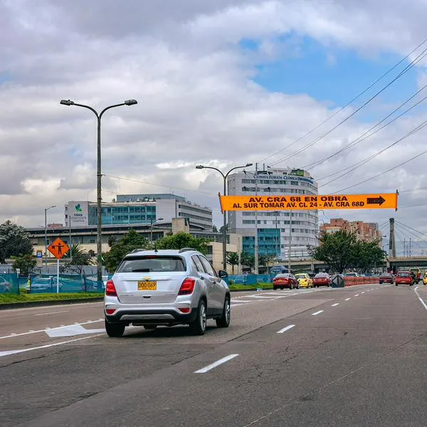 Avenida 68 en Bogotá.