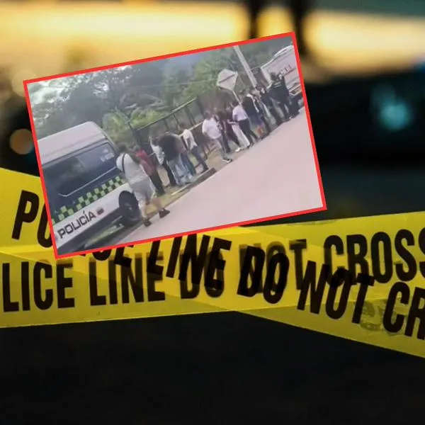 Entrada de discoteca en Pereira donde hallaron muerto, en el parqueadero, a un hombre