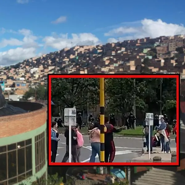 Bloqueos frente a la U. Distrital; manifestantes taponaron la vía este miércoles