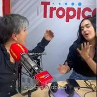 Claudia López, precandidata presidencial, se enfurece en entrevista en vivo en Tropicana cuando le recuerdan apoyo a Gustavo Petro en elecciones de 2022.