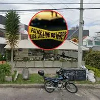 En este restaurante fue asesinado Jaime Murcia, un hombre atacado por sicarios cerca de Unicentro, norte de Bogotá