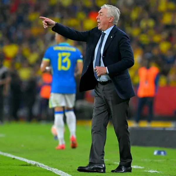 Carlo Ancelotti en el empate de Ecuador vs. Brasil, por Eliminatorias Conmebol