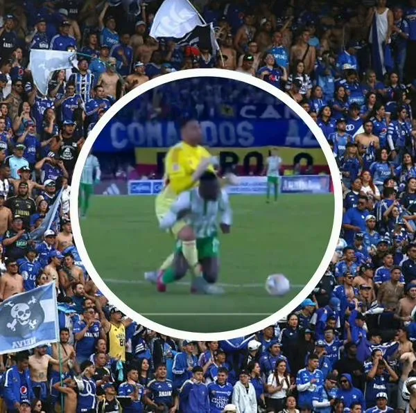 Millonarios vs. Nacional por Liga BetPlay: hinchas piden penal de Álvaro Montero sobre Kevin Viveros en El Campín y este es el video de la jugada.