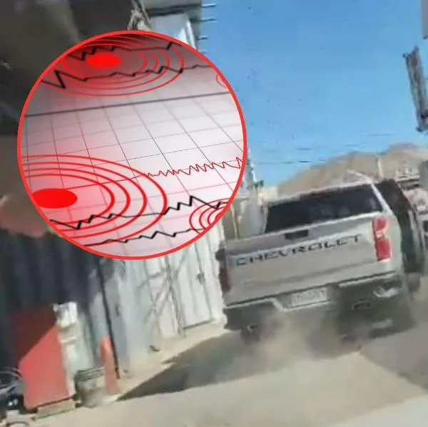 Imagen que muestra cómo se vivió el temblor de 6,5 grados en Chile