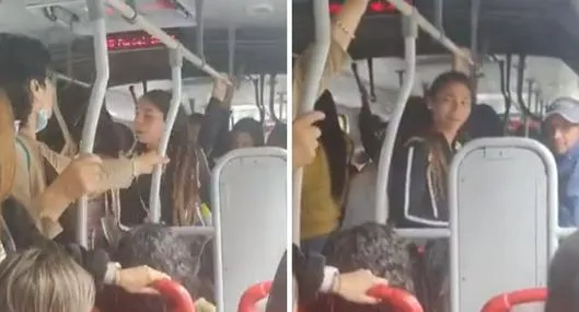 Video viral hoy: sujeto en Bogotá pidió a mujer que se fuera de la ciudad