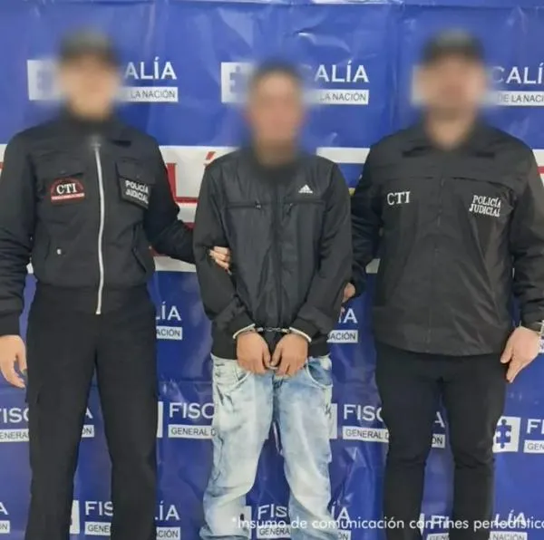 Sujeto que fue capturado en Bogotá. Aceptó abusar de su hija durante 7 años