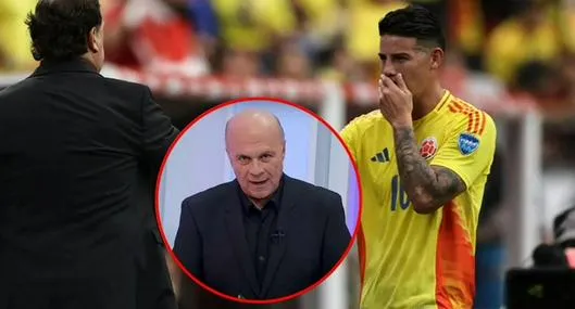 Carlos Antonio Vélez y James Rodríguez