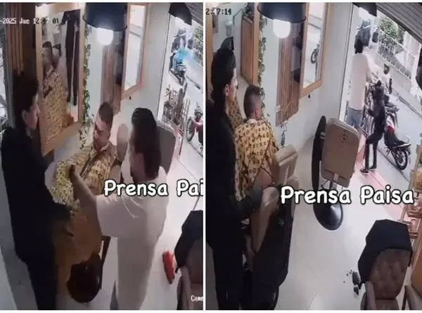 Robo en Medellín: víctima evitó que le robaran valiosa cadena en barbería