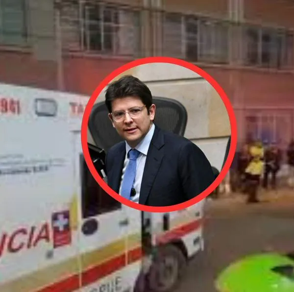 Video del momento exacto de la llegada de Miguel Uribe a la Fundación Santa Fe, de Bogotá. Su condición médica es crítica y el pronóstico reservado. 