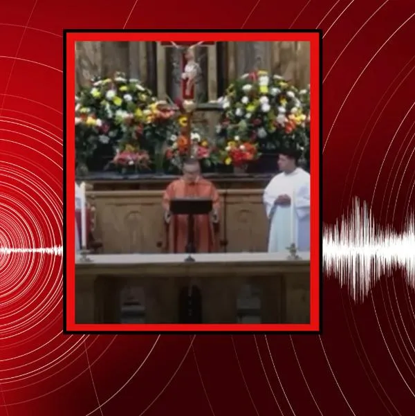 Temblor se sintió durante misa en basílica de Chiquinquirá