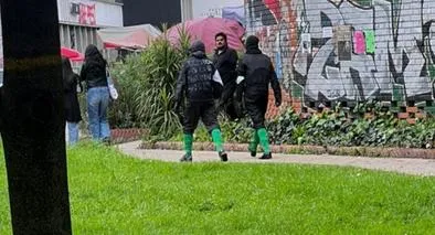 Explosión en Universidad Nacional, en protesta, causa cierre en Transmilenio