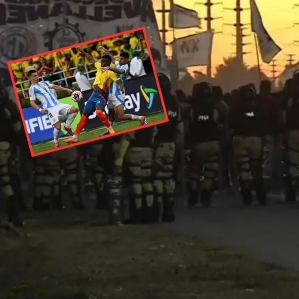 Protestas en Buenos Aires antes del partido Argentina vs. Colombia