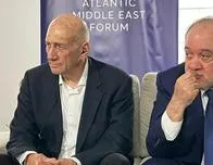 El israelí Ehud Olmert y el palestino Nasser al-Kidwa, a favor de la solución de dos Estados